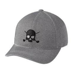 Volvik Golf Embroidered Skull Cap -Hot Sale Left Hand All Shop 0003 Skull embroidery cap grey