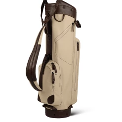 Sun Mountain Golf Canvas & Leather Cart Bag 11 Sun Mountain Golf Canvas & Leather Cart Bag -Hot Sale Left Hand All Shop 190738CanvasLeatherCartNatural Brown