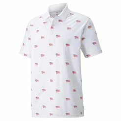 Cobra Golf Puma Men's Volition Flags Golf Polo