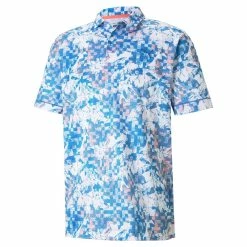 CaddiesShack Cobra Puma Tech Pique Botanical Golf Polo