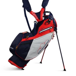 Sun Mountain Golf 2021 4.5 LS 14-Way Divided Golf Stand Carry Bag -Hot Sale Left Hand All Shop 21009045LS14WayNavy White Red