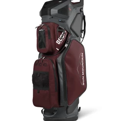 Sun Mountain 2022 Boom Bag Golf Cart Bag With Speakers -Hot Sale Left Hand All Shop 210412BoomBagGray Garnet Black