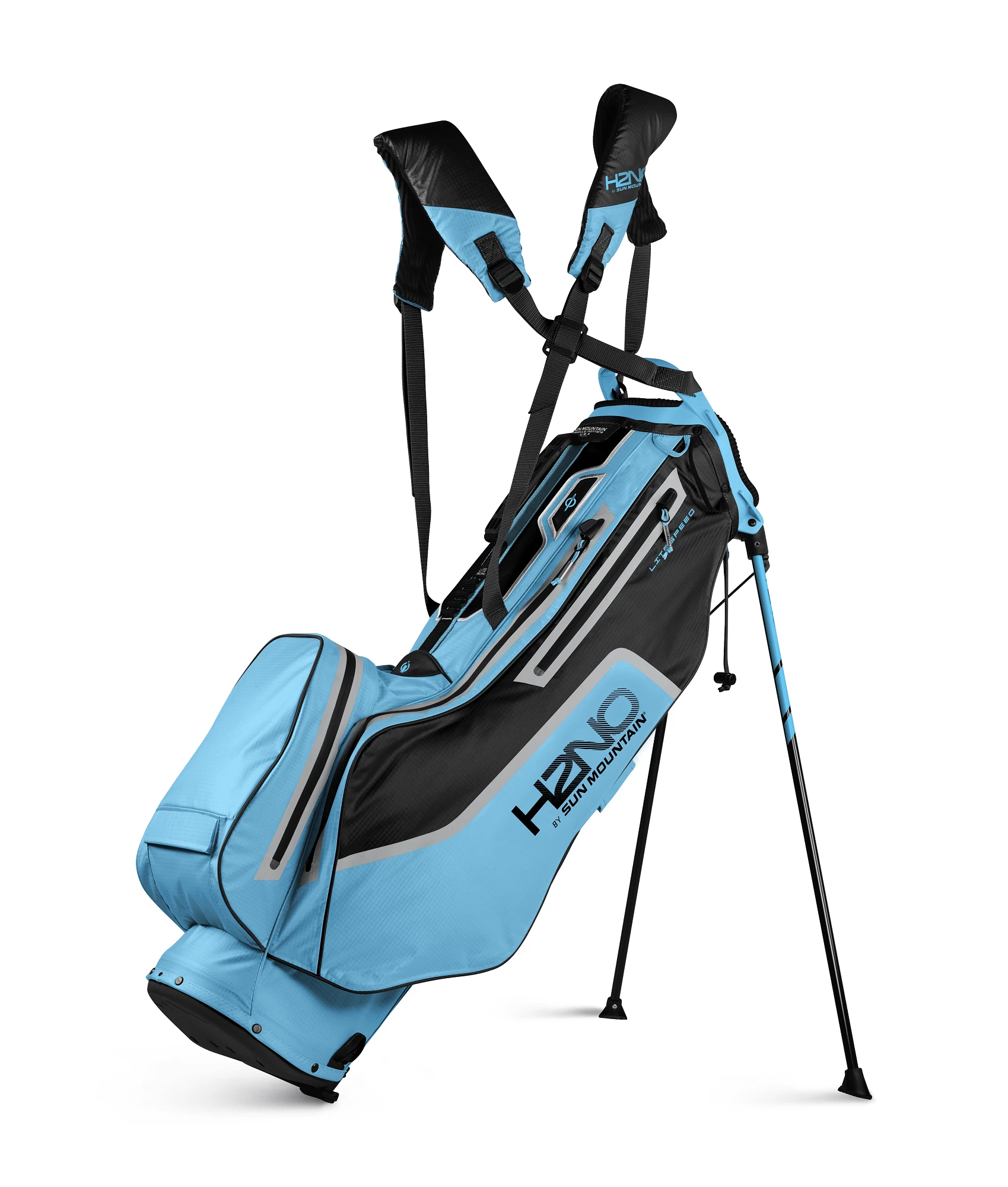 Sun Mountain Golf 2021 H2NO LiteSpeed Waterproof Stand Carry Bag 4 Sun Mountain Golf 2021 H2NO LiteSpeed Waterproof Stand Carry Bag - Image 2