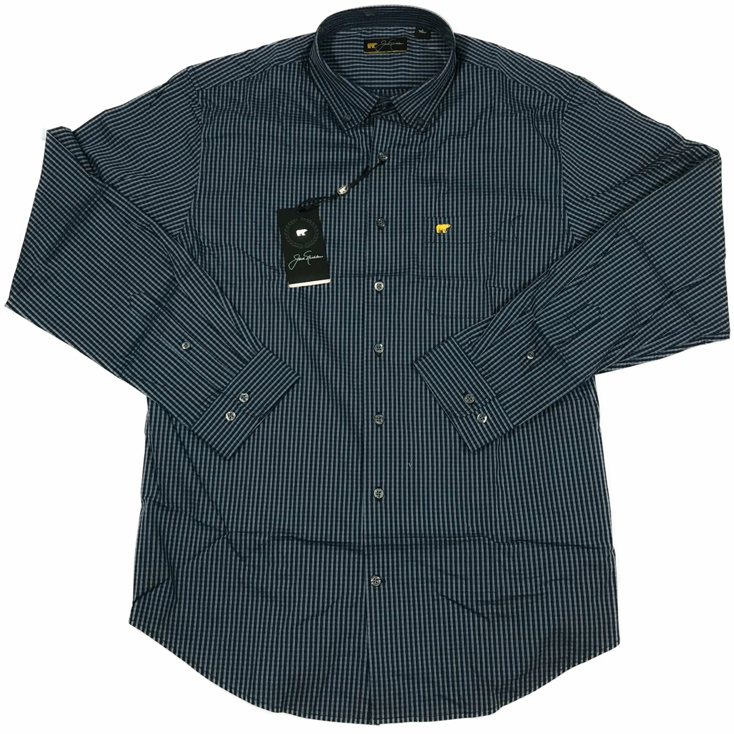 Callaway Jack Nicklaus Black Label By Perry Ellis Mini Plaid Button Down Shirts 4 Callaway Jack Nicklaus Black Label By Perry Ellis Mini Plaid Button Down Shirts - Image 2