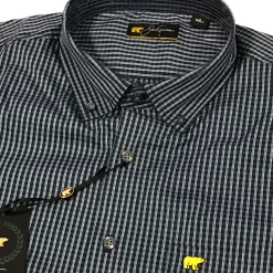 Callaway Jack Nicklaus Black Label By Perry Ellis Mini Plaid Button Down Shirts 11 Callaway Jack Nicklaus Black Label By Perry Ellis Mini Plaid Button Down Shirts -Hot Sale Left Hand All Shop 2ColorsMiniPlaid ClassicNavy1