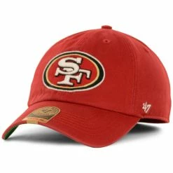 NFL '47 Brand Clean Up Hats -Hot Sale Left Hand All Shop 49ers 2a2e12ee 131a 4c86 91dd b74a7a8e77a3