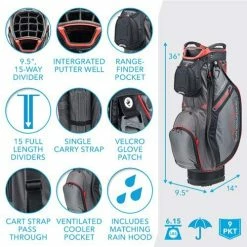 Sun Mountain Golf 2020 Sync Cart Bag -Hot Sale Left Hand All Shop 51QATlT JbL