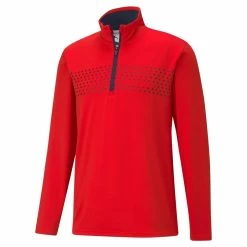 Cobra Golf Puma Men's Volition Independence 1/4 Zip Golf Jacket -Hot Sale Left Hand All Shop 599439 03 min