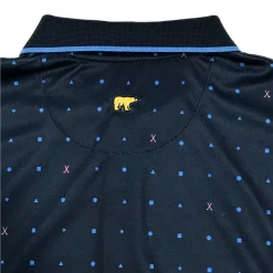 Callaway Jack Nicklaus Black Label By Perry Ellis All Over Mini Geo Polo Shirts -Hot Sale Left Hand All Shop AllOverMiniGeo ClassicNavy2