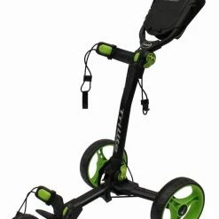 TGIB Axglo Golf TriLite 3 Wheel Push Cart -Hot Sale Left Hand All Shop AxgloTriLiteBlackGreen