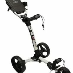 TGIB Axglo Golf TriLite 3 Wheel Push Cart -Hot Sale Left Hand All Shop BlackWhite