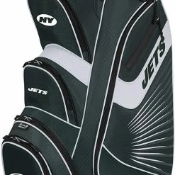 Team Golf NFL The Bucket II Team Effort Cart Bag 25 Team Golf NFL The Bucket II Team Effort Cart Bag -Hot Sale Left Hand All Shop Bucket II Cart Bag New York Jets