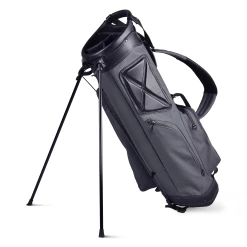 Sun Mountain Golf Canvas & Leather Carry Stand Bag 13 Sun Mountain Golf Canvas & Leather Carry Stand Bag -Hot Sale Left Hand All Shop CanvasLeatherStandSlate BlackAltShot