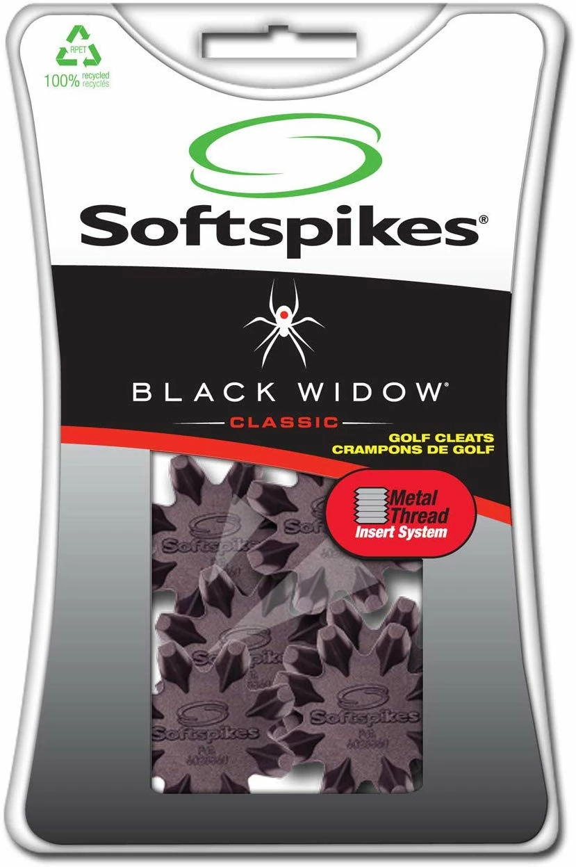 Hireko Black Widow Classic Metal Thread Cleats 3 Hireko Black Widow Classic Metal Thread Cleats