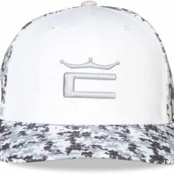 Cobra Golf Cobra Camo Crown C Snapback Golf Hat -Hot Sale Left Hand All Shop CobraCamoCrownCSnapback White 1