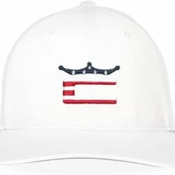 Cobra Golf Cobra Stars And Stripes Crown C Snapback Golf Hat -Hot Sale Left Hand All Shop CobraStarsandStripesCrownCSnapback White 1
