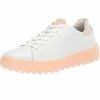 ECCO Golf ECCO Ladies Golf Tray Golf Shoes -Hot Sale Left Hand All Shop EccoLadiesTray WhitePeach0
