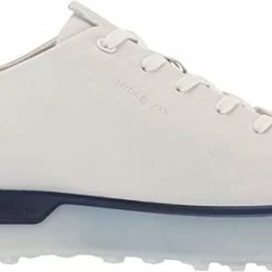 ECCO Golf Ecco Men's Tray Golf Shoes -Hot Sale Left Hand All Shop EccoTray WhiteBlueDepths5