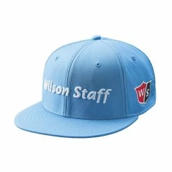 Wilson Staff Golf Flat Brim Tour Caps - Assorted Colors -Hot Sale Left Hand All Shop Flat Brim Blue 1