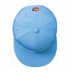 Wilson Staff Golf Flat Brim Tour Caps - Assorted Colors -Hot Sale Left Hand All Shop Flat Brim Blue 3