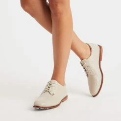 WOMEN'S PERFORATED GALLIVANTER LUXE LEATHER GOLF SHOE -Hot Sale Left Hand All Shop G4LA23EF12 STN 7