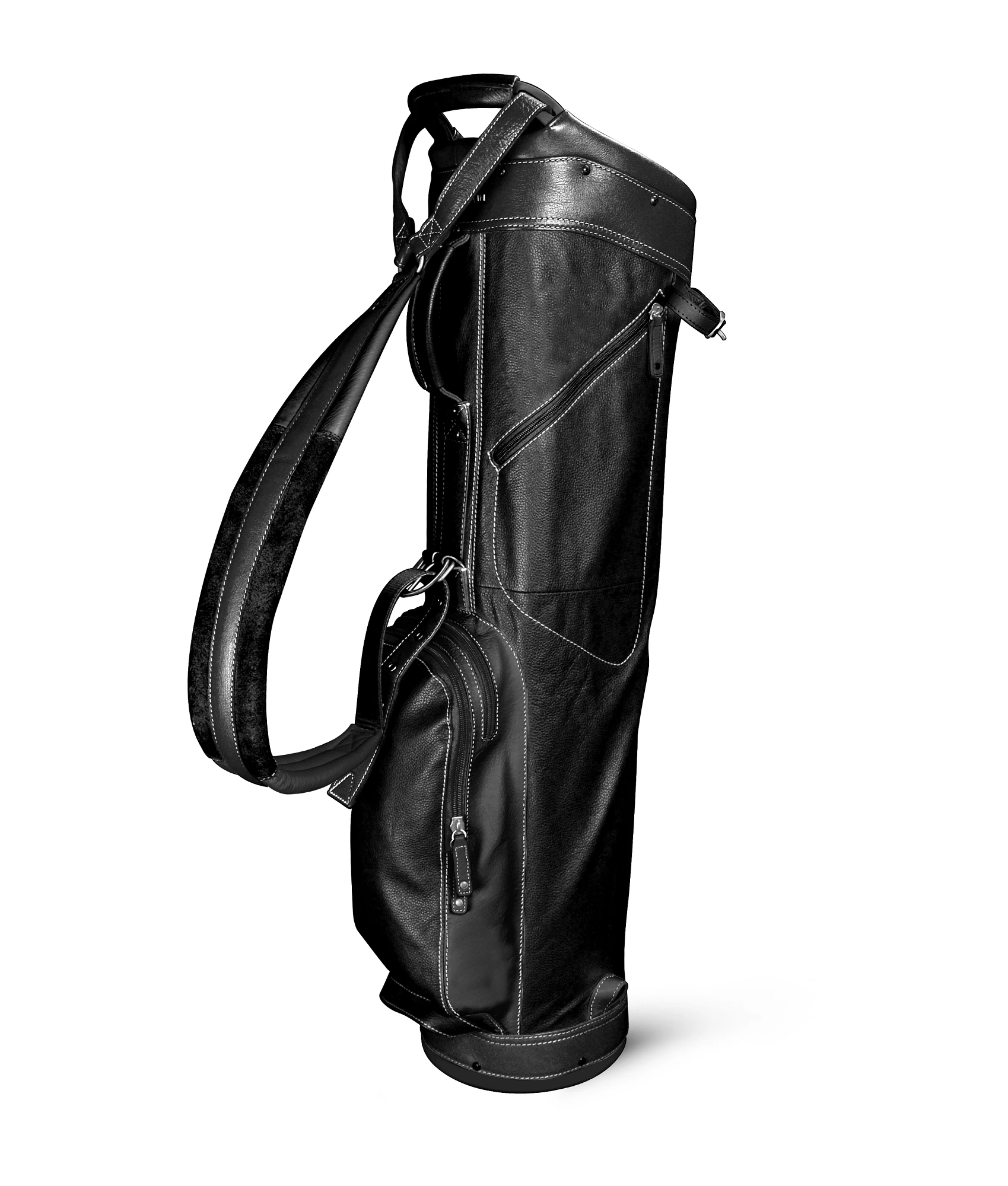 Sun Mountain Golf Leather Sunday Carry Bag 3 Sun Mountain Golf Leather Sunday Carry Bag