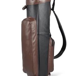 Sun Mountain Golf Leather Cart Bag -Hot Sale Left Hand All Shop LeatherCartBlack BrownAltShot1