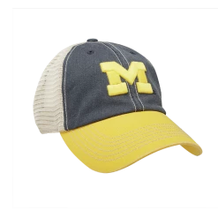 Bridgestone NCAA Relaxed Fit Mesh Hats -Hot Sale Left Hand All Shop Michigan