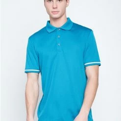 Callaway Jack Nicklaus Black Label By Perry Ellis Mini Jacquard Polo Shirts -Hot Sale Left Hand All Shop MiniJacquardPolo DeepDiveBlue2