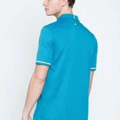 Callaway Jack Nicklaus Black Label By Perry Ellis Mini Jacquard Polo Shirts -Hot Sale Left Hand All Shop MiniJacquardPolo DeepDiveBlue3