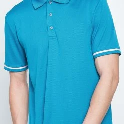 Callaway Jack Nicklaus Black Label By Perry Ellis Mini Jacquard Polo Shirts -Hot Sale Left Hand All Shop MiniJacquardPolo DeepDiveBlue4