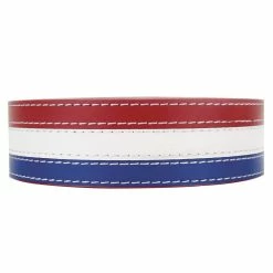 NexBelt Patriot PreciseFit Leather Strap Belts - USA Red White Blue Belt Strap Only