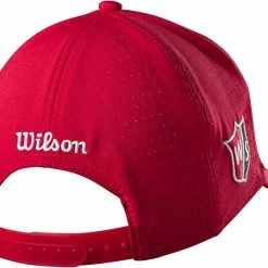Wilson Performance Mesh Hat -Hot Sale Left Hand All Shop PerformanceMesh 2023 Red 1