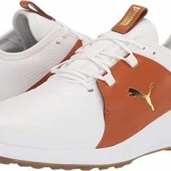 Cobra Golf Puma Ignite Fasten8 Crafted Laced Golf Shoes -Hot Sale Left Hand All Shop PumaFasten8Crafted WhiteLeatherBrown6