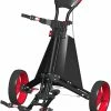 TGIB Spin It Golf Easy Drive 3-Wheel Push Cart -Hot Sale Left Hand All Shop SpinItEasyDriver BlackRed