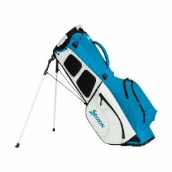 Srixon Premium Stand Bag -Hot Sale Left Hand All Shop SrixonPremiumStandBagAquaGrey1