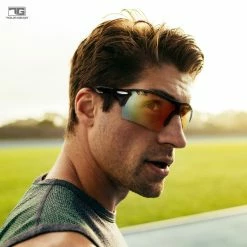 Hireko Tour Gear Gloss Black Interchangeable Sunglasses (with 5 Lense) -Hot Sale Left Hand All Shop SunlgassesInterchangableLens 5