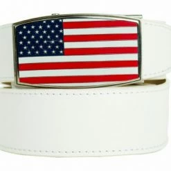 NexBelt Heritage Aston USA Series Buckle -Hot Sale Left Hand All Shop USA Heritage Aston White Ratchet Belt Front 1800x1800 7cc11917 8fdf 49d0 809f f4df9ff1df97