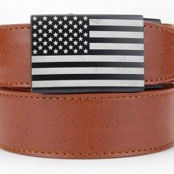 NexBelt Classic Series Buckle: USA Black -Hot Sale Left Hand All Shop USA Heritage Black Series Walnut Golf Belt Front 1800x1800 453ff764 a877 4599 bf0c bce5e4d00567