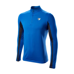 Wilson Staff Men's Thermal Tech Pullover -Hot Sale Left Hand All Shop WGA700501 0 Mens Performance Thermal Tech Sodalite Blue Deep Black Front