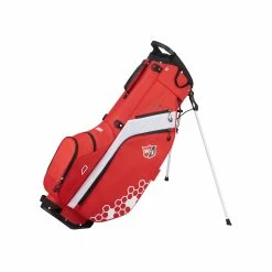 Wilson Staff Golf Feather Lite FL Stand Carry Bags 18 Wilson Staff Golf Feather Lite FL Stand Carry Bags -Hot Sale Left Hand All Shop WGB5705RD WS FEATHER RDWHWH