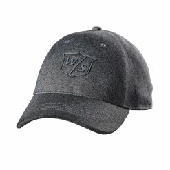 Wilson Staff One Touch Golf Hats -Hot Sale Left Hand All Shop WGH594DGY WS One Touch Charcoal DarkGrey Front
