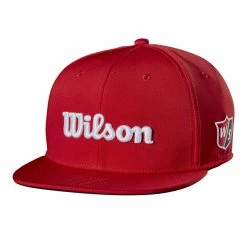 Wilson Staff Golf Flat Brim Tour Caps - Assorted Colors -Hot Sale Left Hand All Shop WGH6080RD 0 Wilson Tour Flat Brim Hat RD.png.cq5dam.web .1200.1200 4f111922 d2f7 450b b990 a1a053ddb686