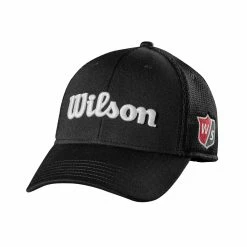 Wilson Staff Tour Mesh Golf Hats -Hot Sale Left Hand All Shop WGH6100BL 0 WS Wilson Tour Mesh Black Front.png.cq5dam.web .1200.1200