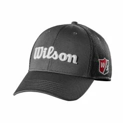Wilson Staff Tour Mesh Golf Hats -Hot Sale Left Hand All Shop WGH6100GY 0 WS Wilson Tour Mesh Grey Front.png.cq5dam.web .1200.1200