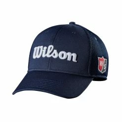 Wilson Staff Tour Mesh Golf Hats -Hot Sale Left Hand All Shop WGH6100NA 0 WS Wilson Tour Mesh Navy Front.png.cq5dam.web .1200.1200