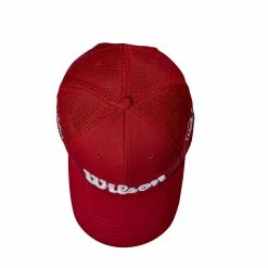 Wilson Staff Tour Mesh Golf Hats -Hot Sale Left Hand All Shop WGH6100RD 3 WS Wilson Tour Mesh Red Top.png.cq5dam.web .1200.1200