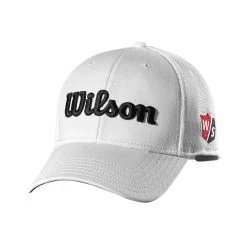 Wilson Staff Tour Mesh Golf Hats -Hot Sale Left Hand All Shop WGH6100WH 0 WS Wilson Tour Mesh White Front.png.cq5dam.web .1200.1200