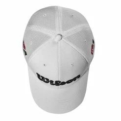 Wilson Staff Tour Mesh Golf Hats -Hot Sale Left Hand All Shop WGH6100WH 3 WS Wilson Tour Mesh White Top.png.cq5dam.web .1200.1200