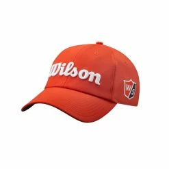 Wilson Staff Pro Tour Golf Hat -Hot Sale Left Hand All Shop WGH7000OW 0 WS PRO TOUR HAT OR WH.png.cq5dam.web .1200.1200